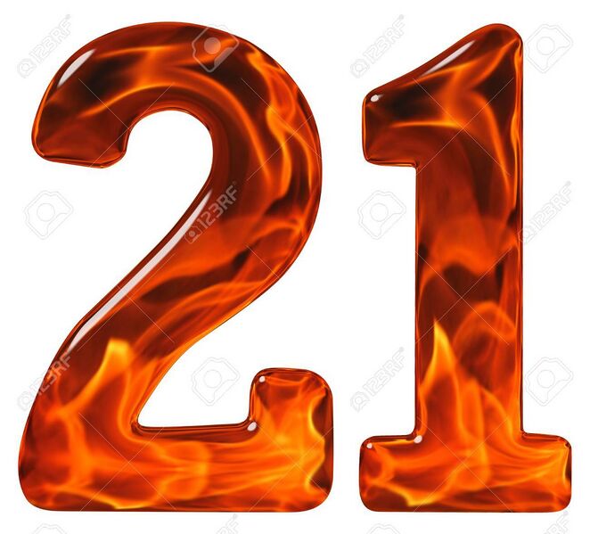 File:69868618-21-twenty-one-numeral-imitation-glass-and-a-blazing-fire-isolated-on-white-background.jpg
